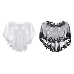 Grand Thin Trim Wedding Wrap Ventilated Oversized Curtain Wrap For Spouses Guests And Formal Clothing