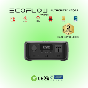 EcoFlow Portable Power Station RIVER 3 (10 ms UPS 245Wh) LFP Battery Up to 600W Output 2× Runtime With GaN <10 ms UP