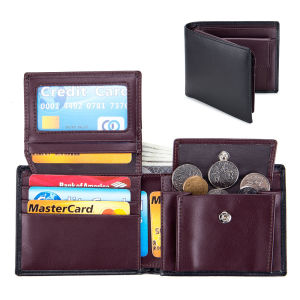 RFID Anti-theft Soft Leather Wallet Men