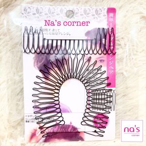 Xước ghim cài tóc con trước và sau gáy bờm lò xo co giãn xược vắt bện xoắn tóc gọn gàng