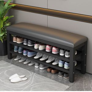 Outdoor Shoe Rack Bench Shoe Cabinet With Seat Shoe Rack With Bench Shoe Rack Bench Multi-Layer Door Seat Rest Stool Long Stool Stable and Durable 鞋凳 鞋架