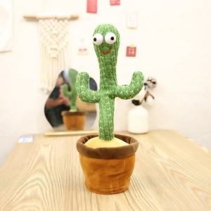 Dancing Cactus Dance Toy 120 Songs Swing Twisted Toys Singing and Dancing Illuminated Record Funny Doll other Birthday Gift Dancing Talking patung sotong mainanan kanak kanak perempuan