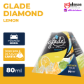 Glade Diamond Pengharum Mobil - Lemon 80mL. 