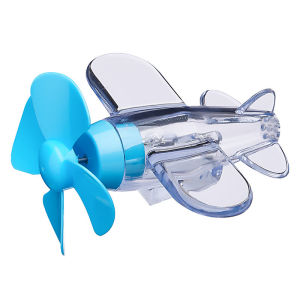 Máy Bay Mini Phát Sáng Trang Trí Ô Tô Xe máy Máy Bay LED Mini An Toàn Dùng Gió Điện Không Lo Hết Pin