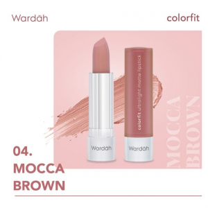 Wardah Colorfit Ultralight Matte Lipstik - 3.6gr - Ringan dan Lembut di Bibir - Pewarna Bibir - Virgo Shoop