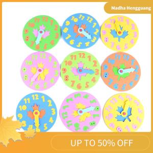 Madha Cute EVA Foam Number Clock Time Jigsaw Puzzle Kids Learning Toy