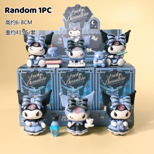 Sanrio Blind Box Cute Kuromi My Melody Figures Toy Collection Handmade Desktop Decoration Children Gift
