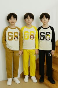 Stelan Anak Laki One Piece Motif Viral Nyaman Motif Angka Bahan Katun Adem Ready Usia Anak 1-10 THN Warna Random