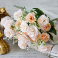 (15 FLOWERS) SNOWFLAKE LILAC Artificial Fake Flower Bouquet Living Room Home Decor Decoration Bunga Hiasan Rumah Meja. 