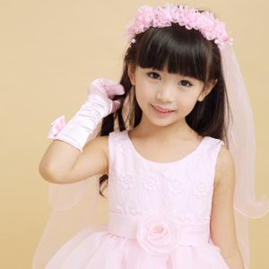 Bando Veil Pengapit Mahkota Bunga Hijab Anak