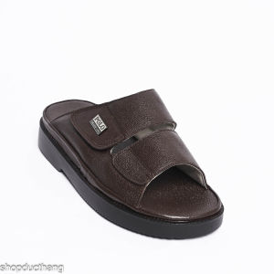 Dép quai ngang Polo nam da mềm