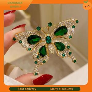 ❣️❣️❣️ Classic Exquisite Butterfly Brooches Pins Women Shiny Rhinestone Insect Lapel Pins Badges Party Banquet Jewelry Accessory Gift