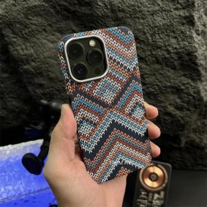National Style Case Cover for iPhone 15 16 17 Pro Max Magnetic Magnets Wireless Charging Shell Metal Lens Totem Retro Hard Coque
