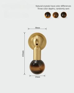 Sacesr Amber Crystal Furniture Handle for Wine Cabinet Handles Pink Knob Hardware with Screws / Home Decor Green Drawer Knobs J6H9P