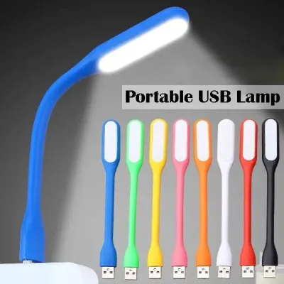 Portable USB LED Mini Book Reading Light Lamp Travel Table Lamp PC Computer Laptop Notebook Flexible Bendable Night Light