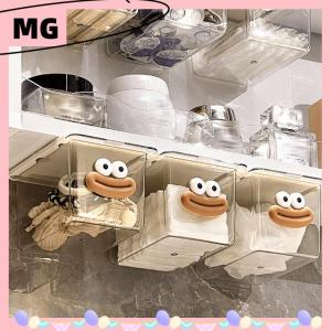【Magical House】[ New Hot Fashion] Under Mirror Cabinet Drawer Organizer Transparent Simple Bathroom Cabinet Cotton Swabs Cosmetic Pull Out Shelf Storage Box