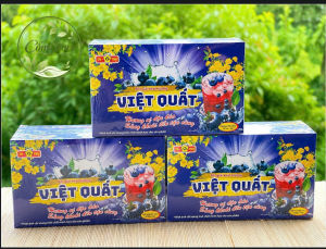 combo 3 hôp bôt giải khát việt quất [ 1 hộp 18 ống] tặng 3 gói bột giải khát ngẫu nhiên