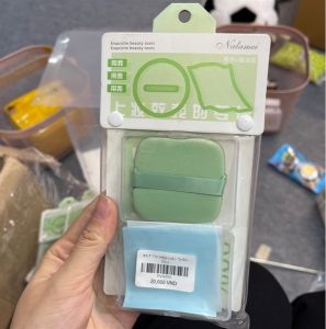 Bộ Mút Tán Kem Nền & Giấy Thấm Dầu Nalamie – Phụ Kiện Makeup Nhỏ Gọn Cho Lớp Nền Hoàn Hảo