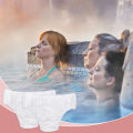 6Pcs Disposable Underwear Portable Unisex Non-Woven Panties One-Time-Use Briefs Handy Paper Panties for Travel Hotel Spa Massage Sauna Hospital. 