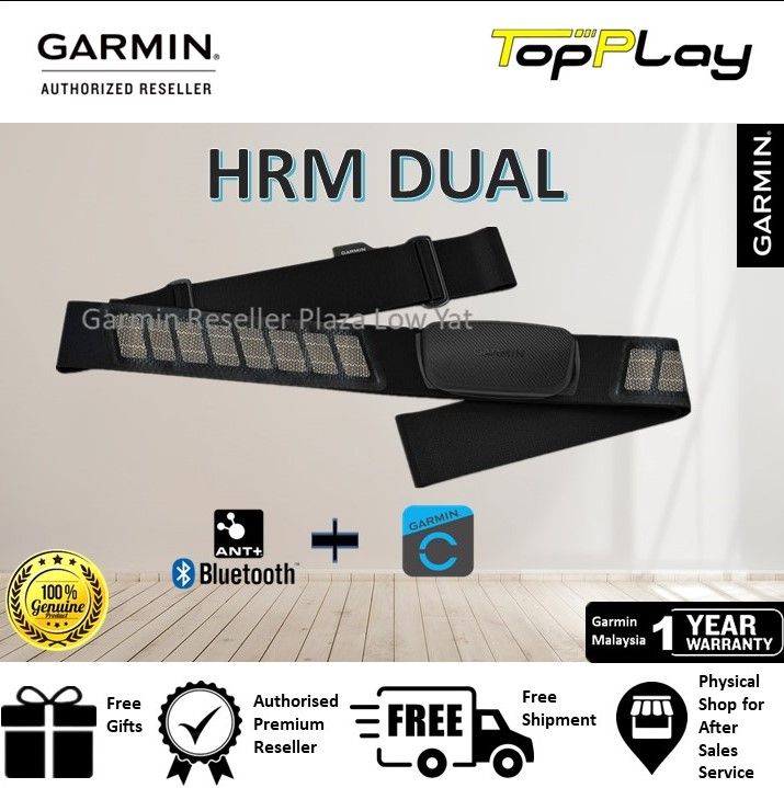 Hrm Dual Premium Heart Rate Monitor Garmin HRM Dual Strap Sensor