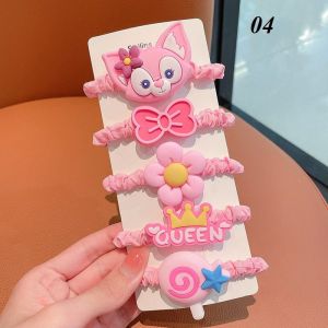 Dây chun buộc tóc cho bé gái sét 5 dây chun cột tóc đáng yêu cho bé