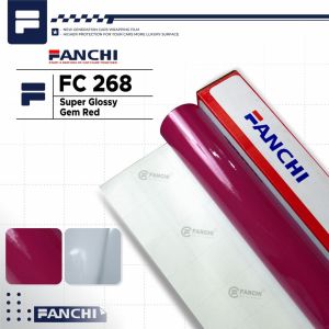 50Cm Sticker FANCHI FC268 Super Gloss Gem Red Glossy / Meter