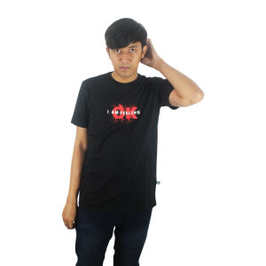Kaos Distro Pria Bamboo Apparel I Am Feeling Ok