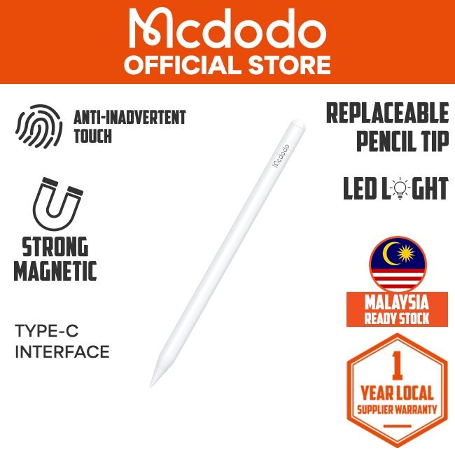 100% ORIGINAL MCDODO PN-8921 Write And Draw Naturally iPad Stylus Pen ...