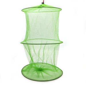 LIUJIR Mesh Collapsible Portable Foldable Cast Net Fish Shrimp Mesh Cage For Crawfish Shrimp Net Fish Trap Crab Trap Fishing Trap Network Fishing Bait Trap Fish Guard Nets Fishing Cage Shrimp Mesh Cage Fishing Net