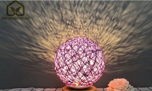 💫𝑺𝒊𝒆̂𝒖 𝑺𝒂𝒍𝒆💫 Đèn Ngủ Để Bàn Trang Trí Hình Quả Cầu Mây Sạc USB Thiết Kế Sáng Tạo