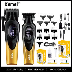 Kemei Km-1734&Km-1730 5w 2000mAh Battery Rechargeable 7500RPM Hair Salon Cutter Electric Ceramic Blade Cheap Hair Clipper