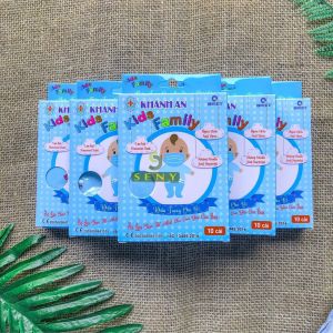 Combo 5 hộp khẩu trang 3d cho bé từ 5 tuổi đến 10 tuổi kháng khuẩn 3 lớp Khánh An hộp 10 cái