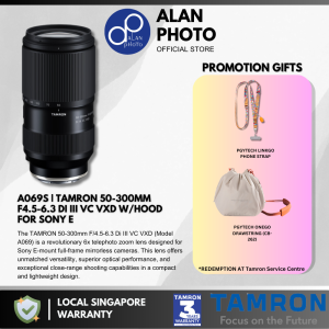 [𝗖𝗡𝗬 𝟮𝟬𝟮𝟲 𝗣𝗥𝗢𝗠𝗢𝗧𝗜𝗢𝗡] [Sony E] Tamron 50-300mm F4.5-6.3 Di III VC VXD Lens [A069S] | Tamron Singapore Warranty