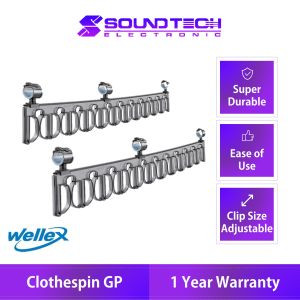 Wellex Anti Wrinkle Clothespin GP Laundry Drying Rack