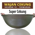 Wajan Cekung Murah Ukuran 12 - Kuali Super 12 - Wajan Katel Penggorengan. 