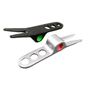 Hợp kim kẽm khu vực lỗ golf Ngã Ba rãnh sạch hơn pivots công cụ sửa chữa Turf công cụ sửa chữa bóng chơi golf ngã ba Phụ kiện chơi gôn