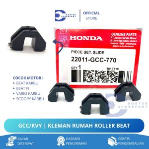 GCC / KVY KLEMAN RUMAH ROLLER PIECE SLIDER SET BEAT KARBU / BEAT FI / VARIO KARBU / SCOOPY KARBU