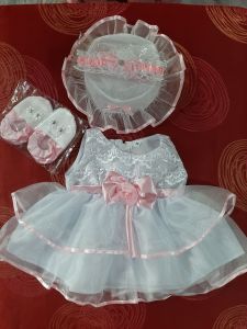 Baptismal dress (set of 4)