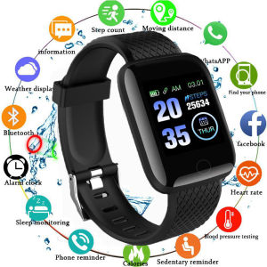 Original 116 PLUS smart bracelet smart watch color screen IP67 waterproofwireless Bluetooth connection sports watch (with APP)