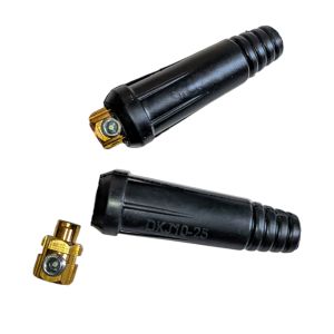 ORIGINAL !!! CONNECTOR LAS MALE Kabel Konektor 10-25 35-50 mm Kabel Las Welding