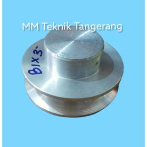 Pully B1 x 3 inch Padat Alumunium Pulli Puli Poli Polli Pulley B1 3" B1x3" B1x3 B 1x3 1x3" Allumunium All Puly Alluminium