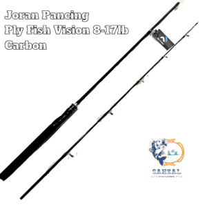 Joran Pancing Ply Fish Vision 8-17lb Carbon Free Tabung