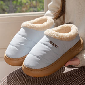 [Free Shipping] Non-Slip Slippers WomenS Winter 2026 New Style Suitable For Indoor And Outdoor Wear Plush And Warm With A High Heel
