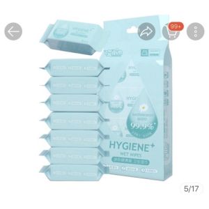 Set 8 Gói Khăn Giấy Ướt Mini Bỏ Túi Ví - Không Mùi An Toàn Tiện Lợi Du Lịch - Đi Học - Đi Làm (1 Gói 8 khăn)