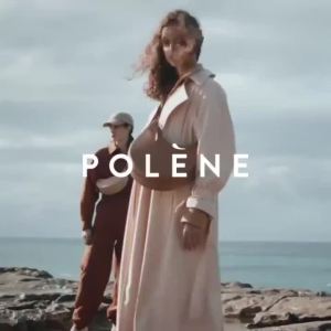 (Ac) Mewah R Niche Perancis POLENE Kulit Beg poleno Beg Pelana Ketiak Beg Bulan Sabit Utusan Sebelah Bahu　sling bag women.sling bag