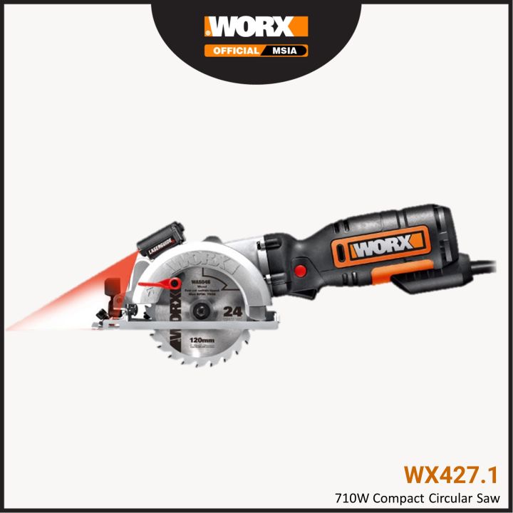 WORX WX427.1 Compact Handsaw / Worksaw / Circular Saw (Saws wood, metal