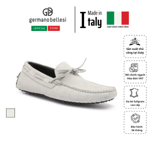 Giày Lười Da Lộn Công Sở Nam Bằng Da Thật Cao Cấp - Germano bellesi - Sản Xuất Thủ Công Tại Italy_130 - 01