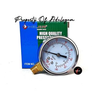 MEIJER Manometer Alat Ukur Tekanan Angin Pressure Gauge 25 Inch
