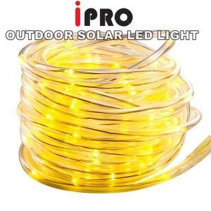 IPRO Solar LED Light Strip With PVC Rope Tube 8 Flash Mode with 30 LED 9 Meter Length Waterproof for Garden Yard Fence Path Patio frontdoor Christmas Decoration Home Party