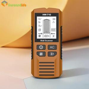 6-in-1 Electronic Stud Detector Green Backlight Stud Locator Wall Detector for 1-1/2 Inch Drywall Stud Center Detecting